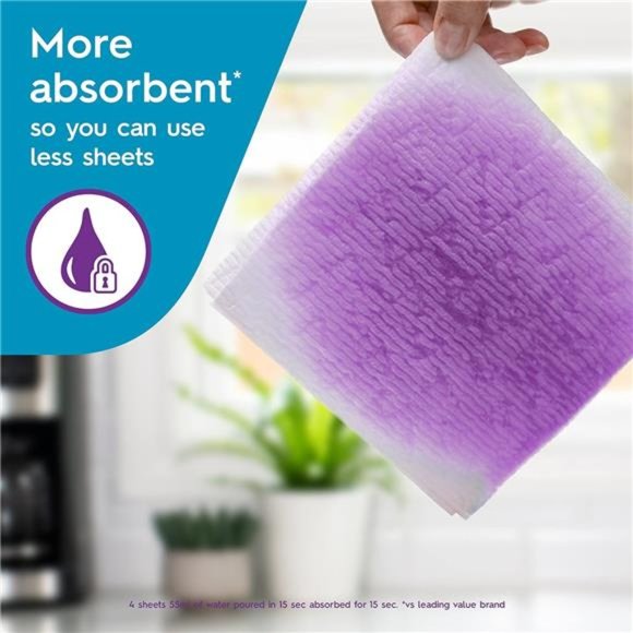 Multi-Surface Cloth Paper Towels, Task Size - 24 Super Rolls (4 Packs of 6) - Picture 6 of 7